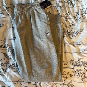 Champion Gray Sweatpants Soft Cotton-Blend Joggers